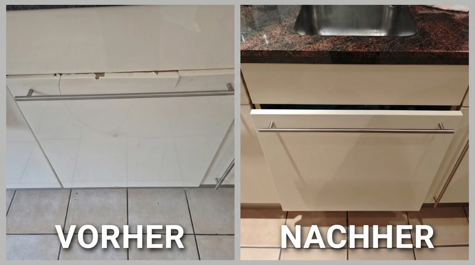 Hilfe, meine Küchenfront platzt ab! Warum sich Folien lösen und wie wir sie retten